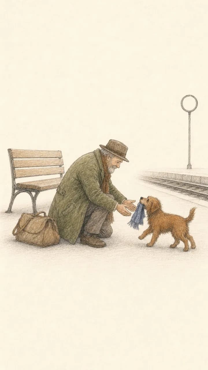 A frame from the Sketch video style