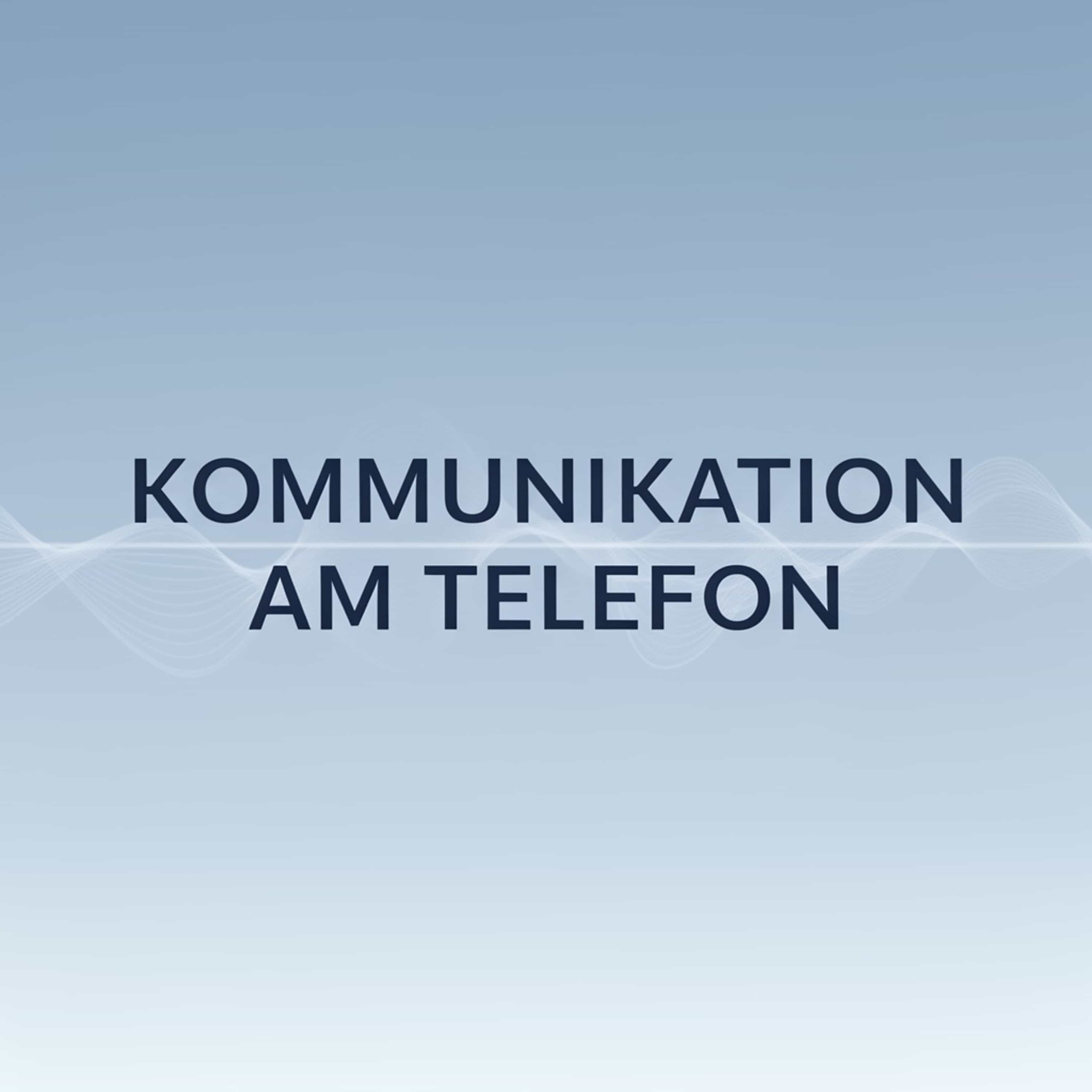 Kommunikation am Telefon